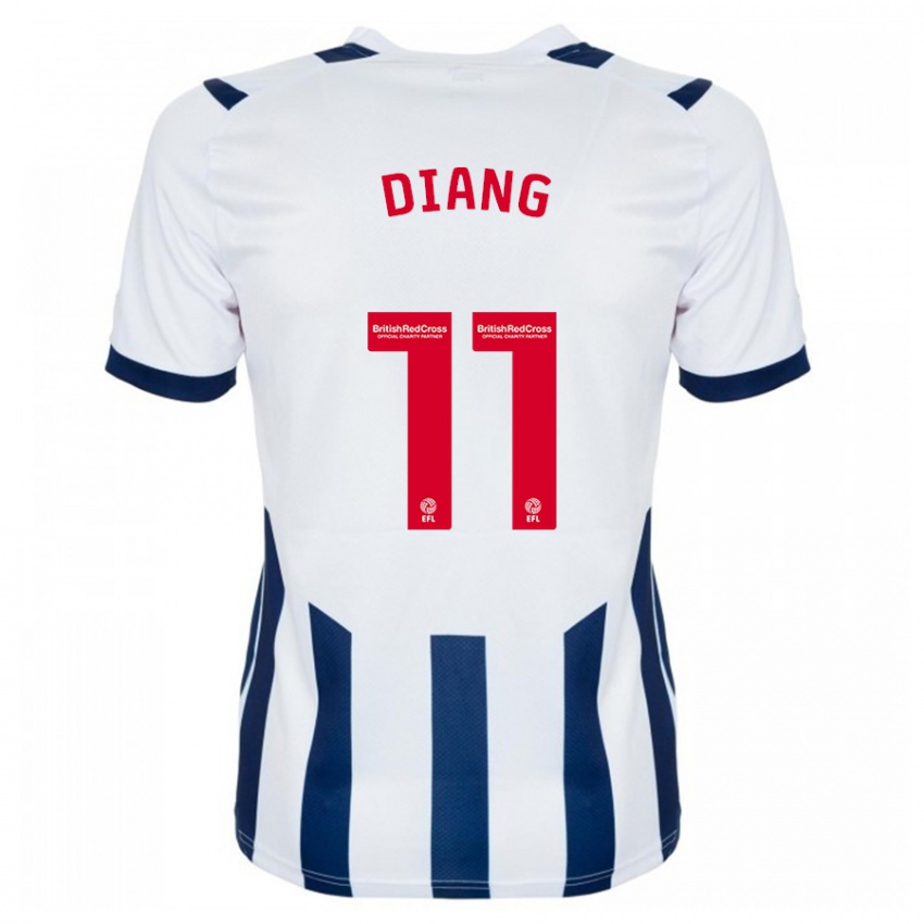 Heren Grady Diangana #11 Wit Thuisshirt Thuistenue 2023/24 T-Shirt België