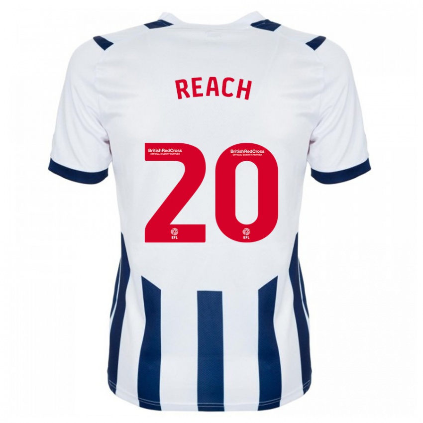 Heren Adam Reach #20 Wit Thuisshirt Thuistenue 2023/24 T-Shirt België