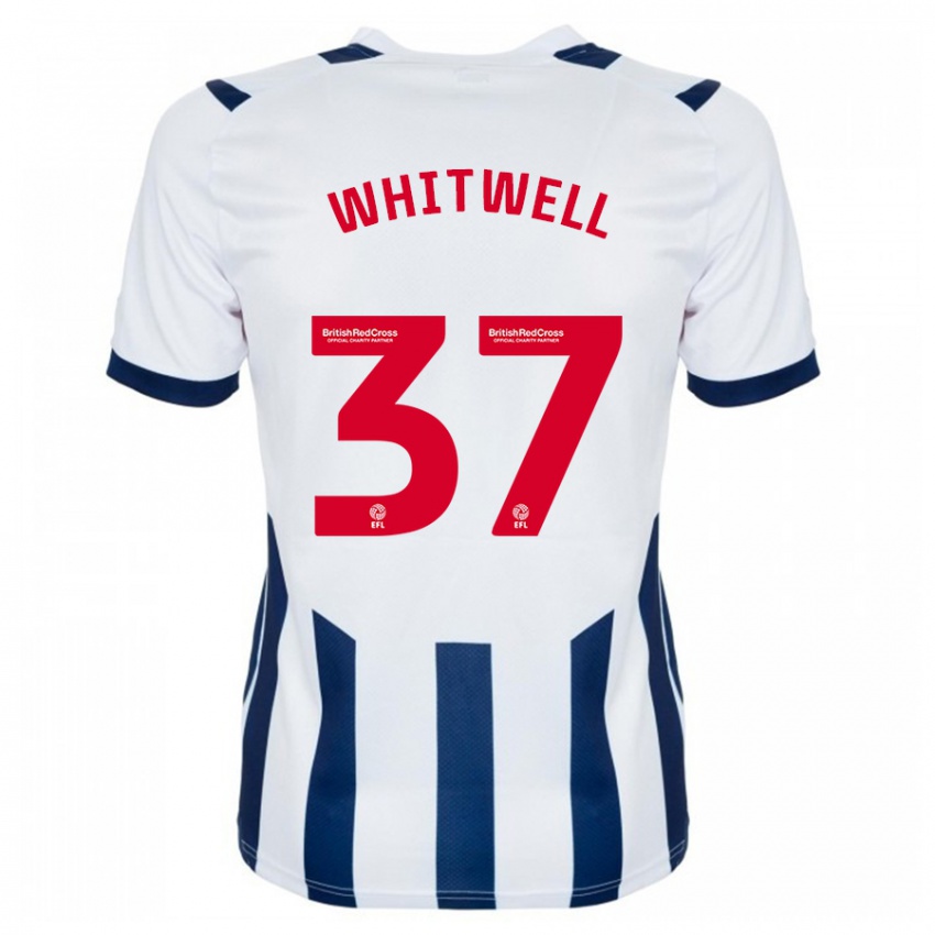 Heren Harry Whitwell #37 Wit Thuisshirt Thuistenue 2023/24 T-Shirt België