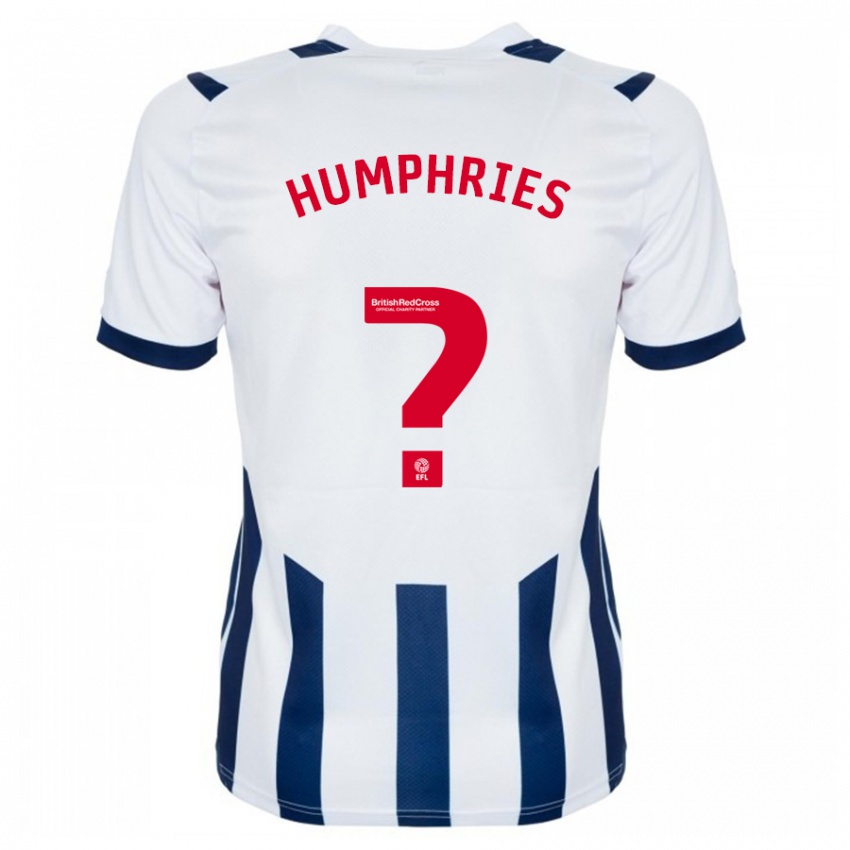 Heren Evan Humphries #0 Wit Thuisshirt Thuistenue 2023/24 T-Shirt België