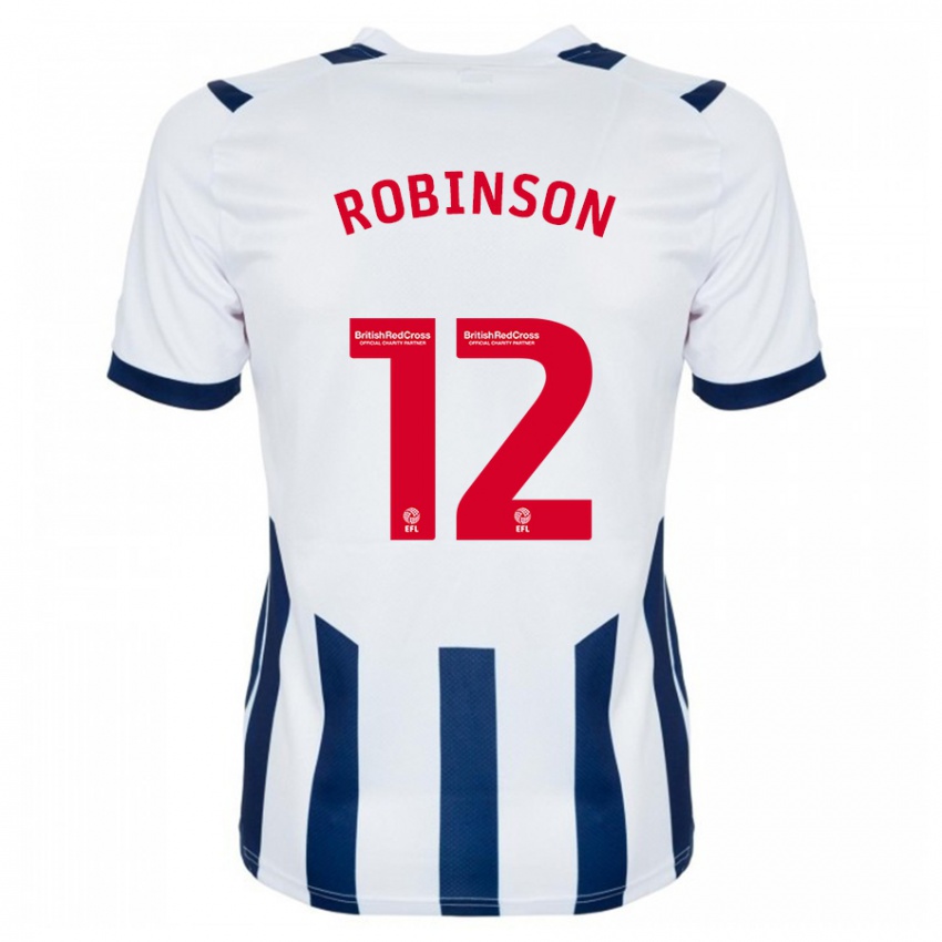 Heren Leanne Robinson #12 Wit Thuisshirt Thuistenue 2023/24 T-Shirt België