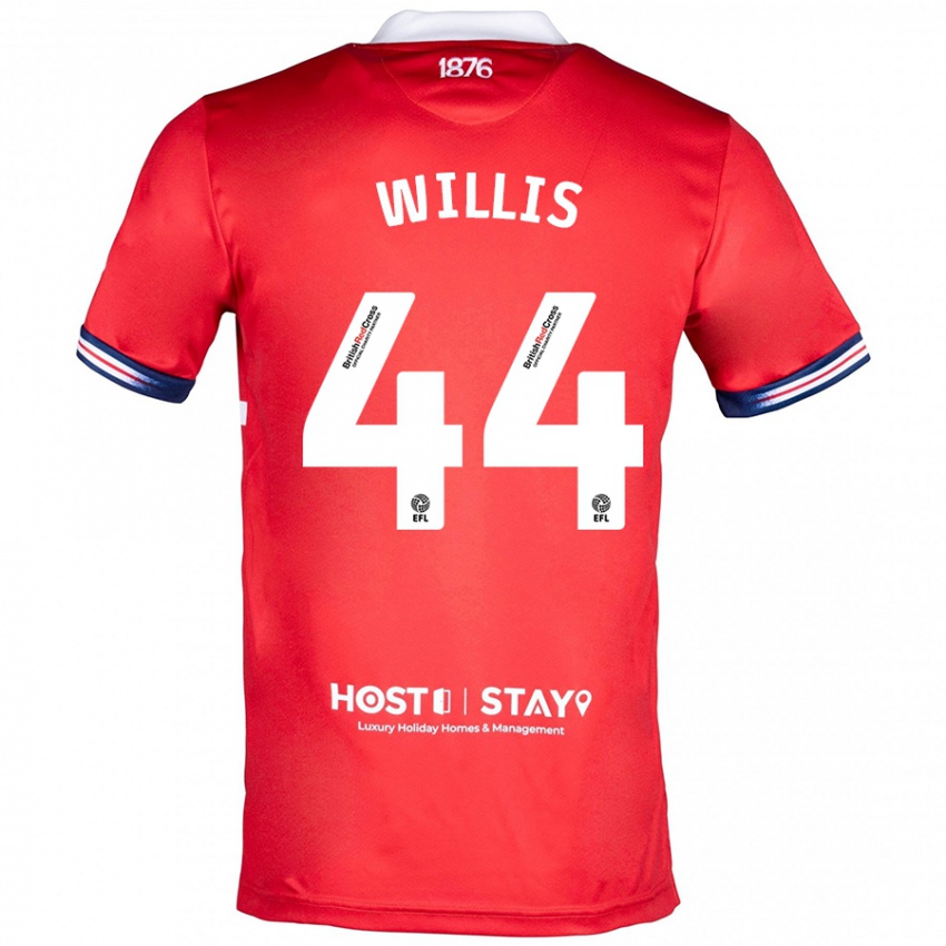 Heren Pharrell Willis #44 Rood Thuisshirt Thuistenue 2023/24 T-Shirt België