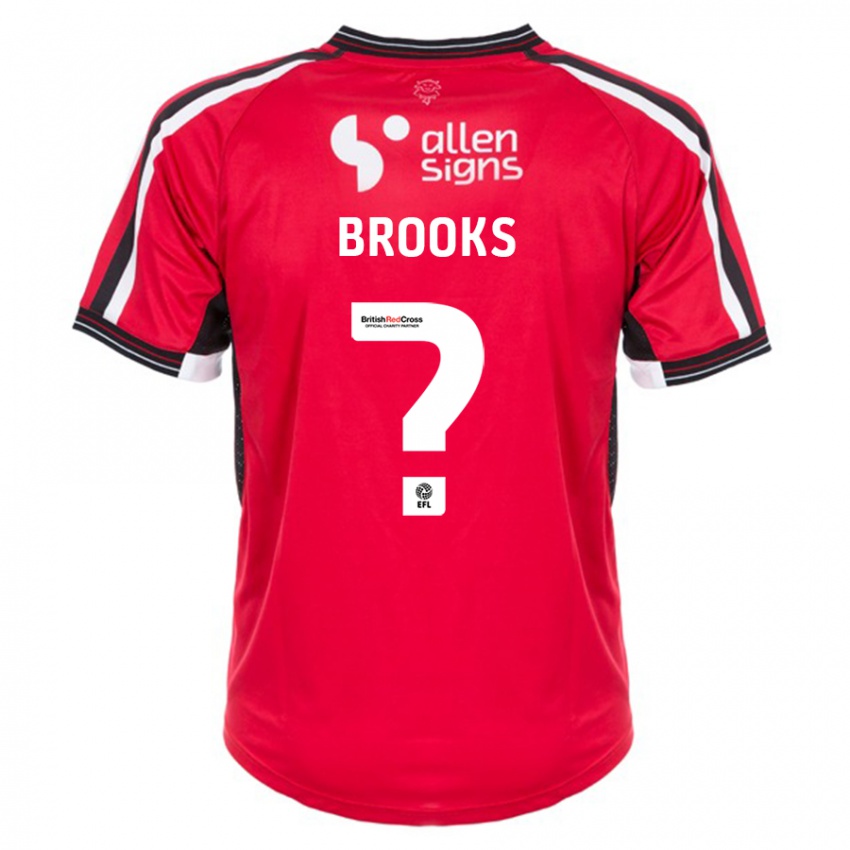 Heren Billy Brooks #0 Rood Thuisshirt Thuistenue 2023/24 T-Shirt België