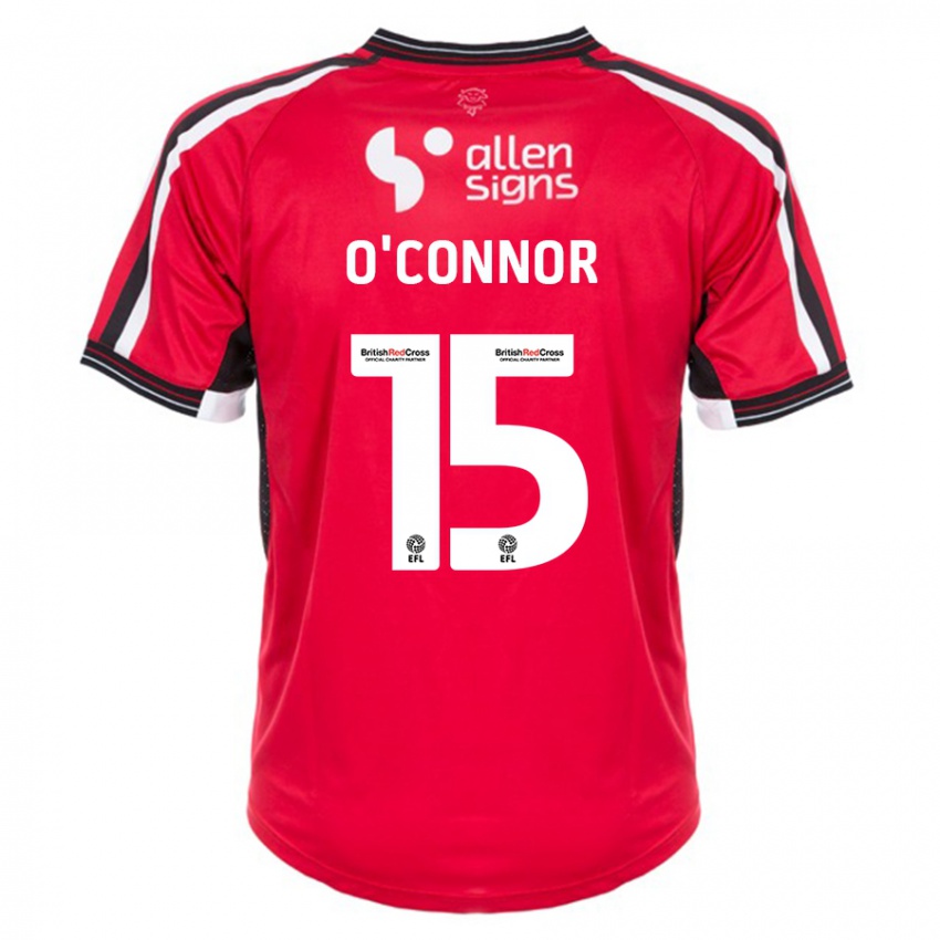 Heren Paudie O'connor #15 Rood Thuisshirt Thuistenue 2023/24 T-Shirt België