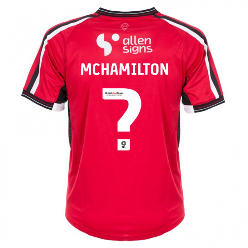 Heren Toni Mchamilton #0 Rood Thuisshirt Thuistenue 2023/24 T-Shirt België