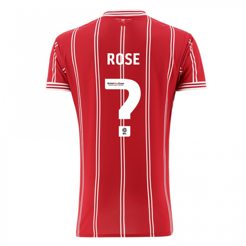 Herren Marley Rose #0 Rot Heimtrikot Trikot 2023/24 T-Shirt Belgien