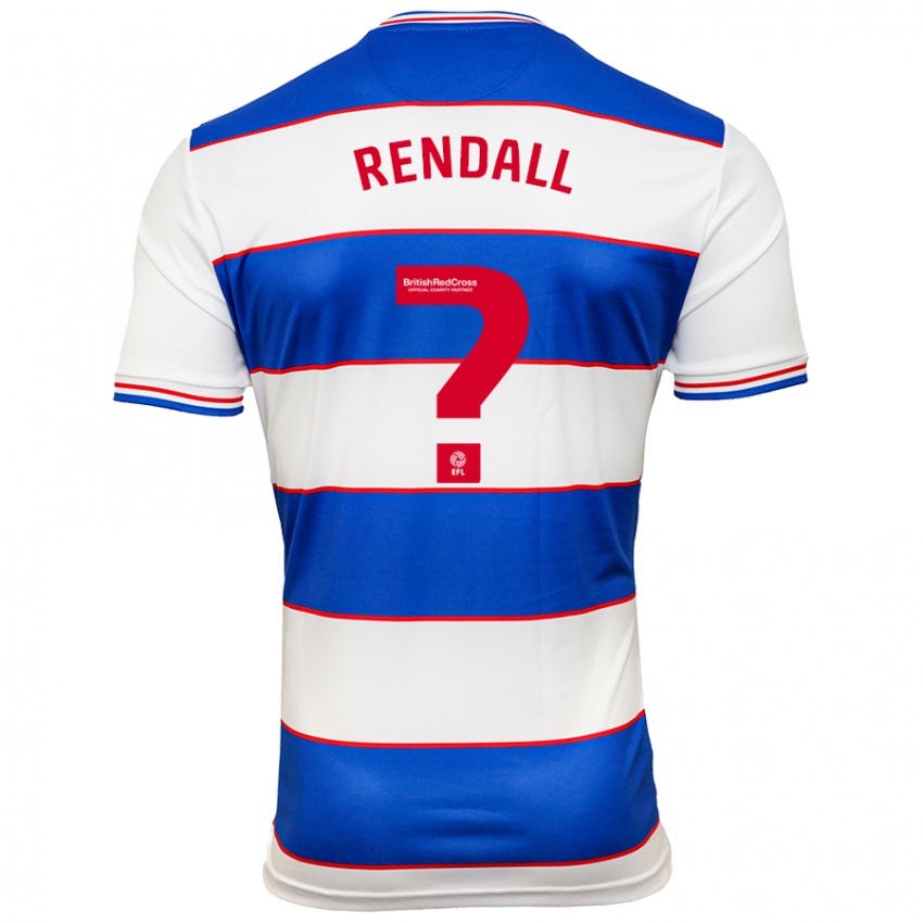 Heren Trent Rendall #0 Wit Blauw Thuisshirt Thuistenue 2023/24 T-Shirt België