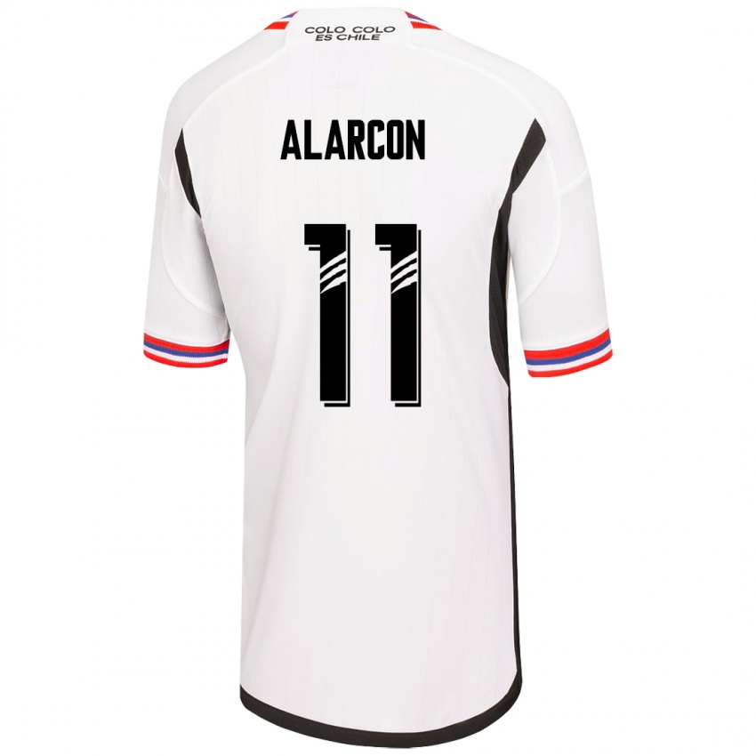 Heren Antonia Alarcón #11 Wit Thuisshirt Thuistenue 2023/24 T-Shirt België