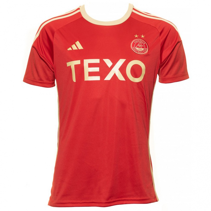 Heren Rodrigo Vitols #0 Rood Thuisshirt Thuistenue 2023/24 T-Shirt België