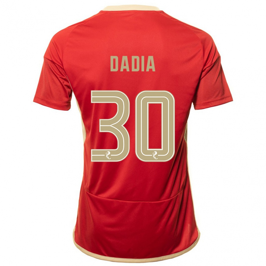 Heren Or Dadia #30 Rood Thuisshirt Thuistenue 2023/24 T-Shirt België