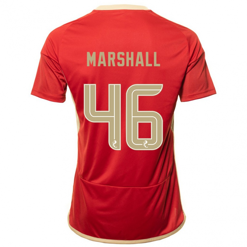 Heren Findlay Marshall #46 Rood Thuisshirt Thuistenue 2023/24 T-Shirt België