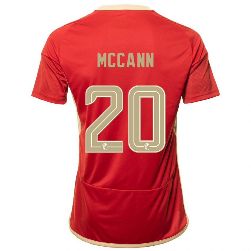 Heren Annalisa Mccann #20 Rood Thuisshirt Thuistenue 2023/24 T-Shirt België