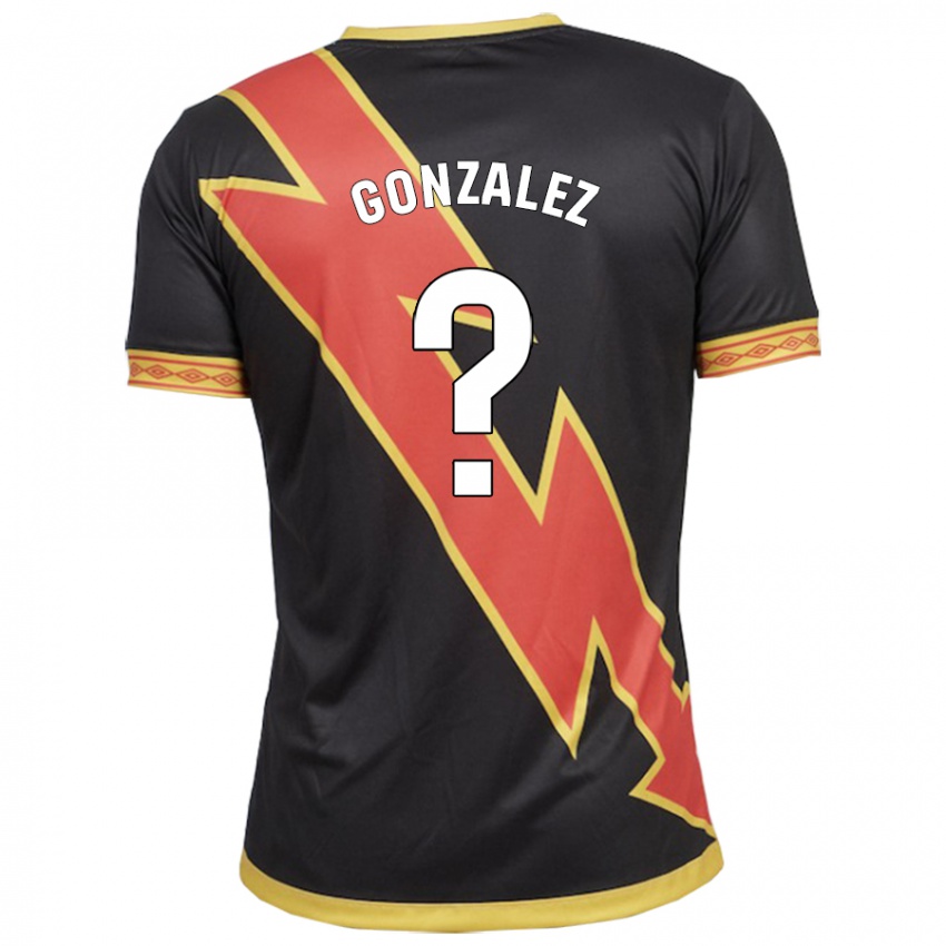 Heren Aitor González #0 Zwart Uitshirt Uittenue 2023/24 T-Shirt België