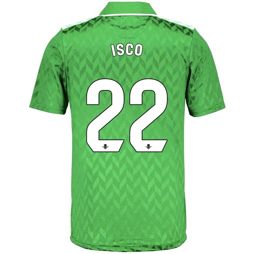 Heren Isco #22 Groente Uitshirt Uittenue 2023/24 T-Shirt België