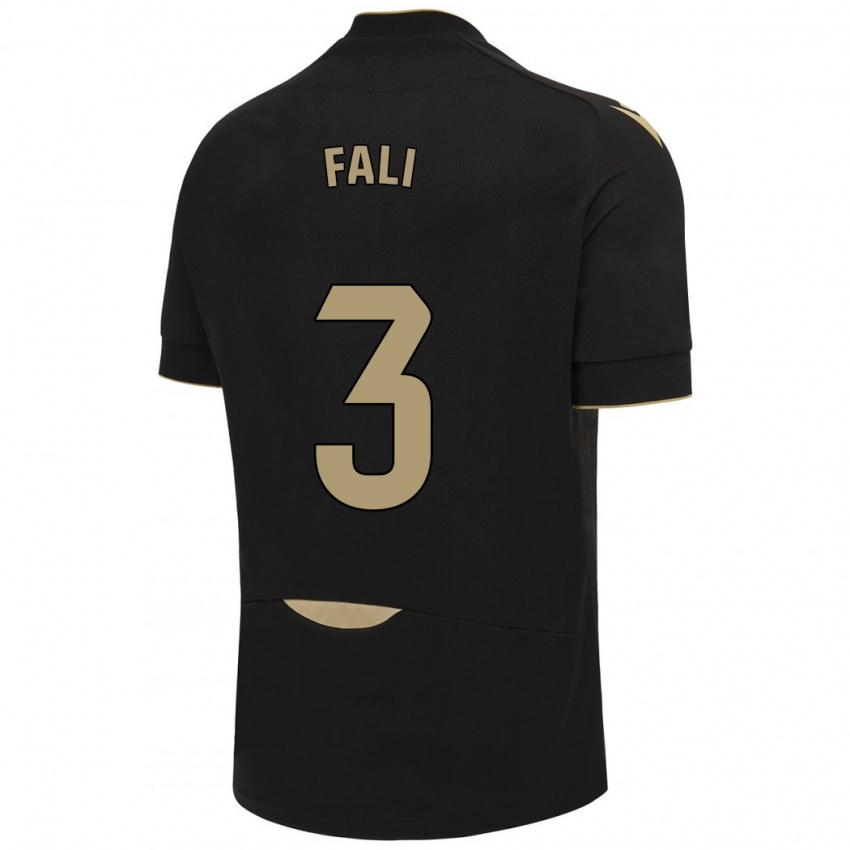 Heren Fali #3 Zwart Uitshirt Uittenue 2023/24 T-Shirt België