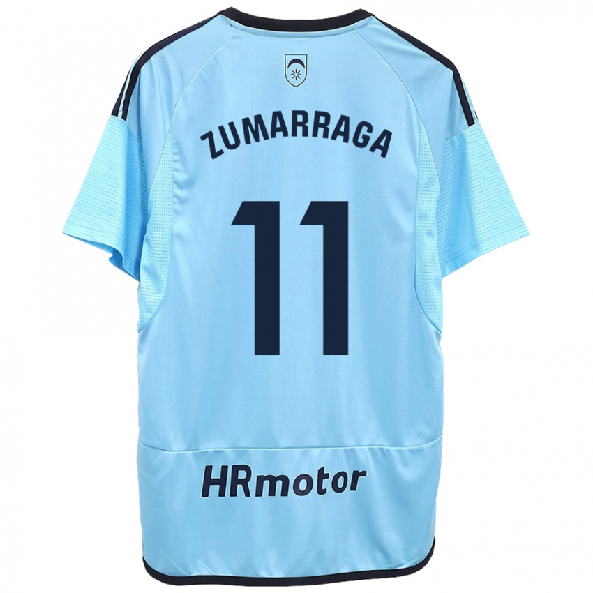 Heren Aitana Zumárraga Garde #11 Blauw Uitshirt Uittenue 2023/24 T-Shirt België