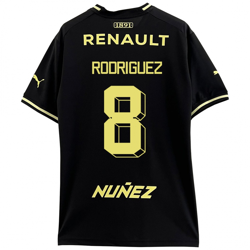 Heren Sebastián Rodríguez #8 Zwart Uitshirt Uittenue 2023/24 T-Shirt België