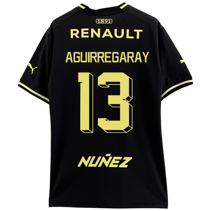 Heren Matías Aguirregaray #13 Zwart Uitshirt Uittenue 2023/24 T-Shirt België