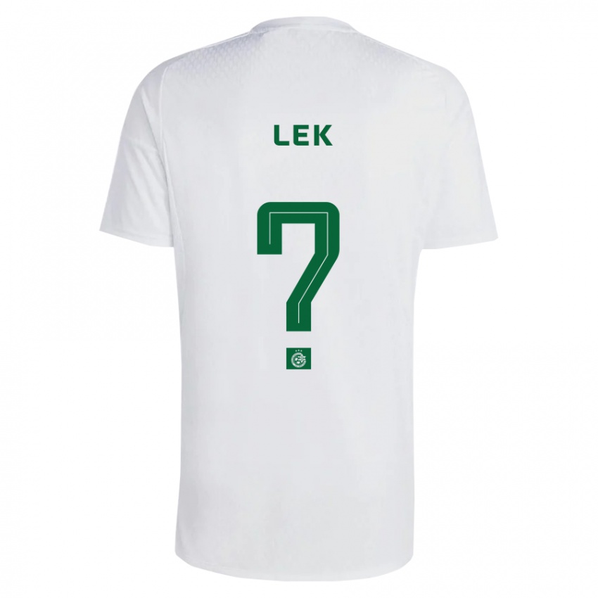 Heren Einan Lek #0 Groen Blauw Uitshirt Uittenue 2023/24 T-Shirt België