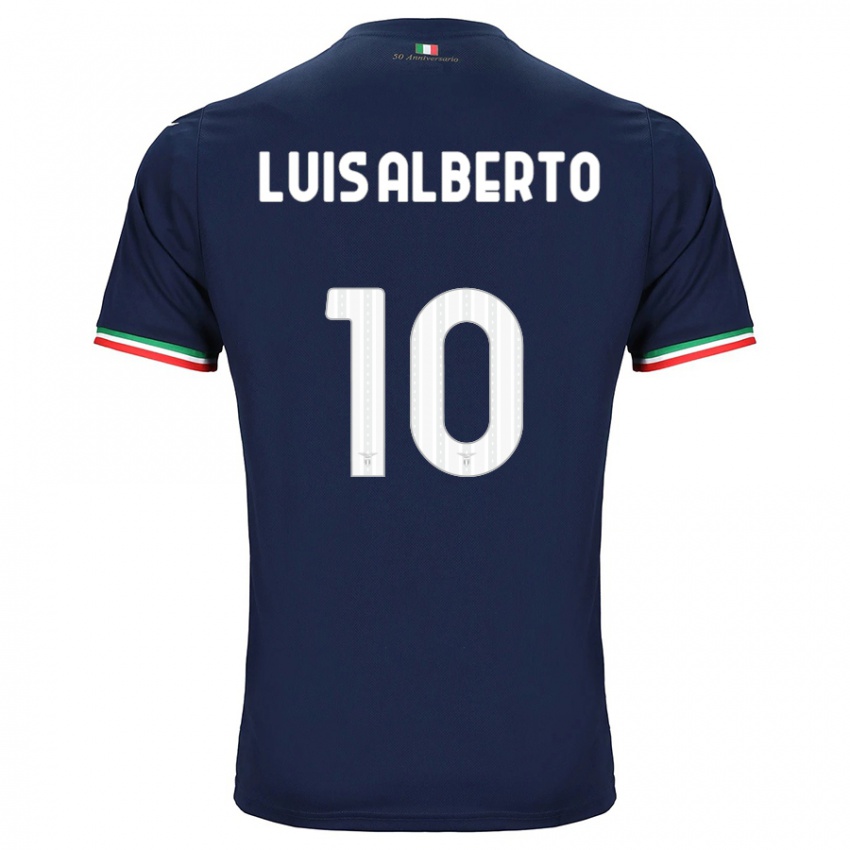 Heren Luis Alberto #10 Marine Uitshirt Uittenue 2023/24 T-Shirt België