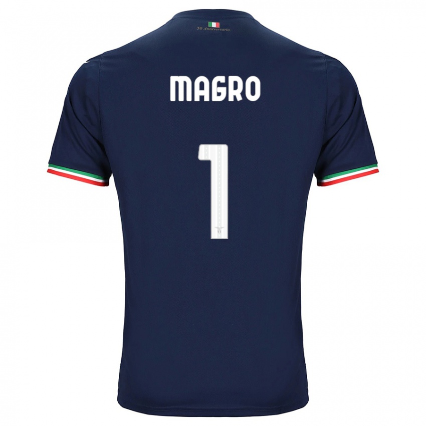 Heren Federico Magro #1 Marine Uitshirt Uittenue 2023/24 T-Shirt België