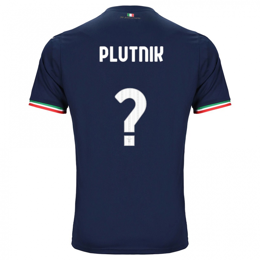 Heren Artem Plutnik #0 Marine Uitshirt Uittenue 2023/24 T-Shirt België