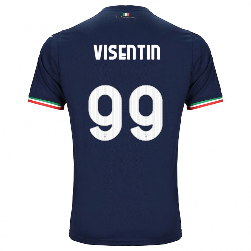 Heren Noemi Visentin #99 Marine Uitshirt Uittenue 2023/24 T-Shirt België