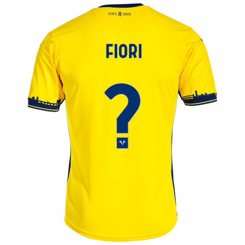 Herren Nicolas Fiori #0 Gelb Auswärtstrikot Trikot 2023/24 T-Shirt Belgien
