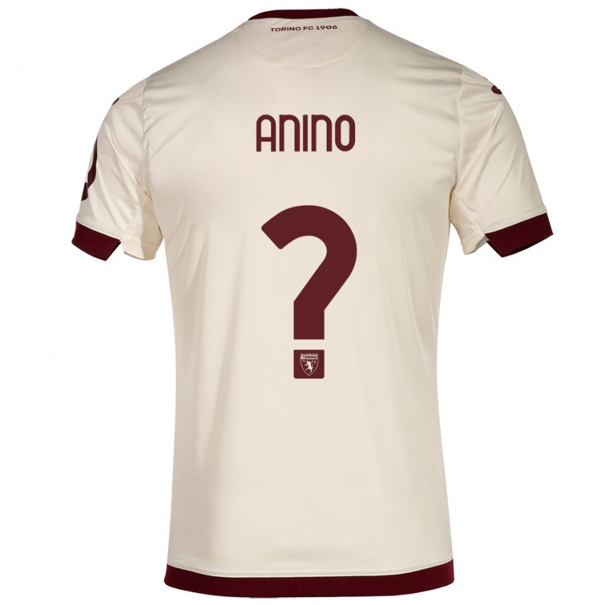 Heren Riccardo Anino #0 Champagne Uitshirt Uittenue 2023/24 T-Shirt België