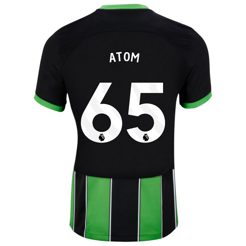 Homme Maillot Noel Atom #65 Vert Noir Tenues Extérieur 2023/24 T-Shirt Belgique