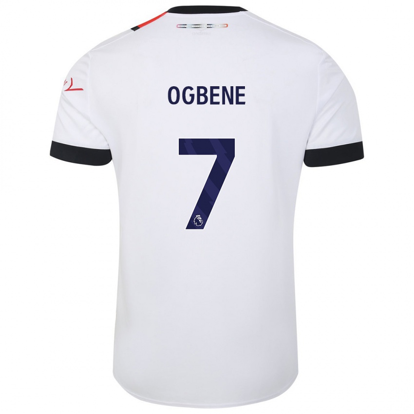 Heren Chiedozie Ogbene #7 Wit Uitshirt Uittenue 2023/24 T-Shirt België