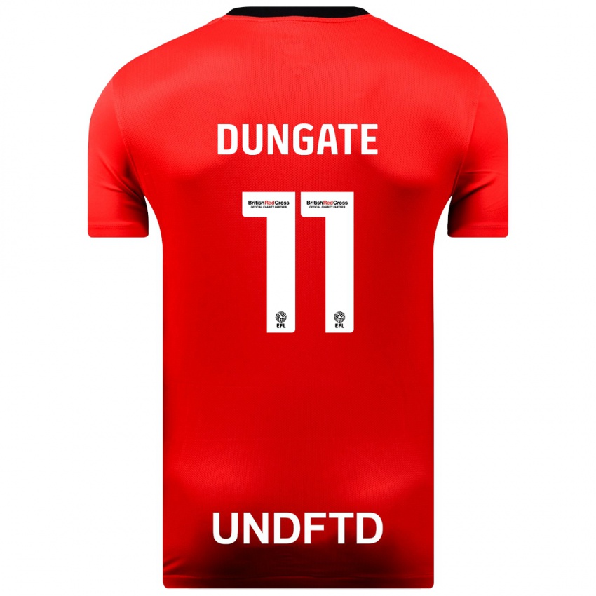 Heren Katie Dungate #11 Rood Uitshirt Uittenue 2023/24 T-Shirt België