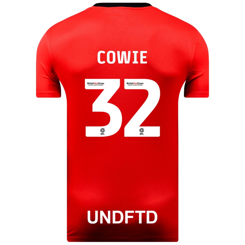 Heren Abbie Cowie #32 Rood Uitshirt Uittenue 2023/24 T-Shirt België