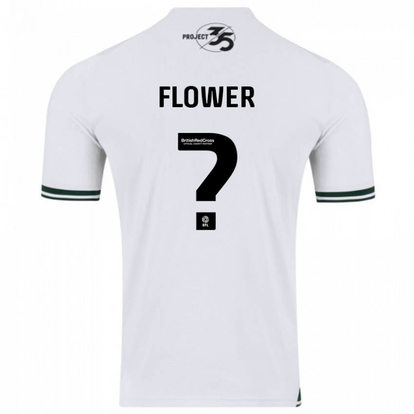Homme Maillot Jack Flower #0 Blanc Tenues Extérieur 2023/24 T-Shirt Belgique