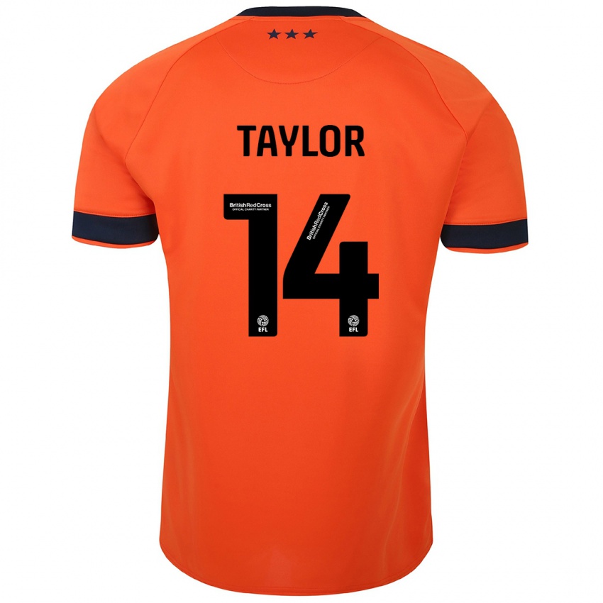 Heren Jack Taylor #14 Oranje Uitshirt Uittenue 2023/24 T-Shirt België