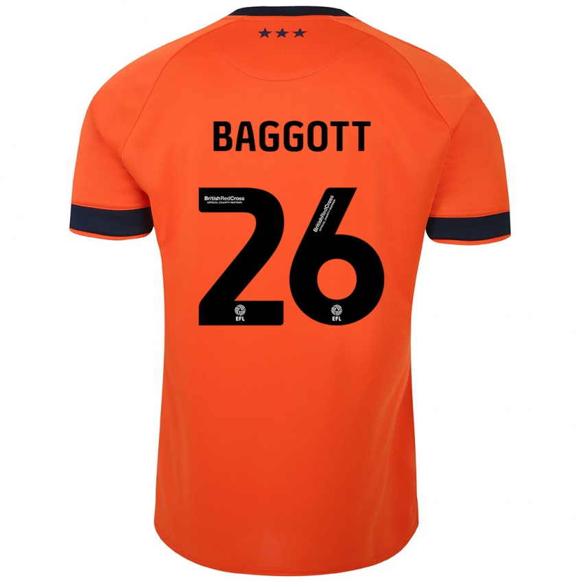 Heren Elkan Baggott #26 Oranje Uitshirt Uittenue 2023/24 T-Shirt België