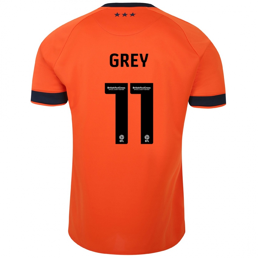 Heren Anna Grey #11 Oranje Uitshirt Uittenue 2023/24 T-Shirt België