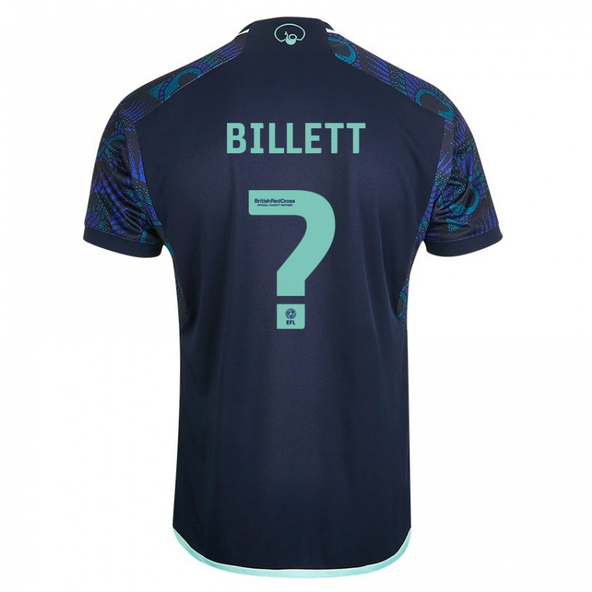 Heren Joe Billett #0 Blauw Uitshirt Uittenue 2023/24 T-Shirt België