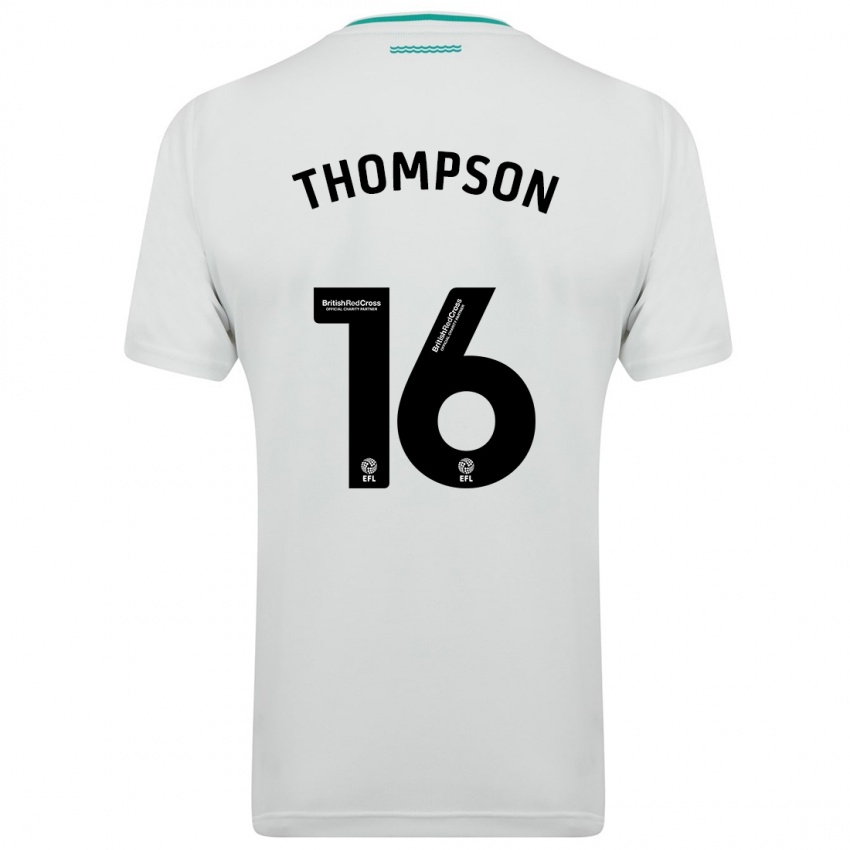 Heren Emma Thompson #16 Wit Uitshirt Uittenue 2023/24 T-Shirt België