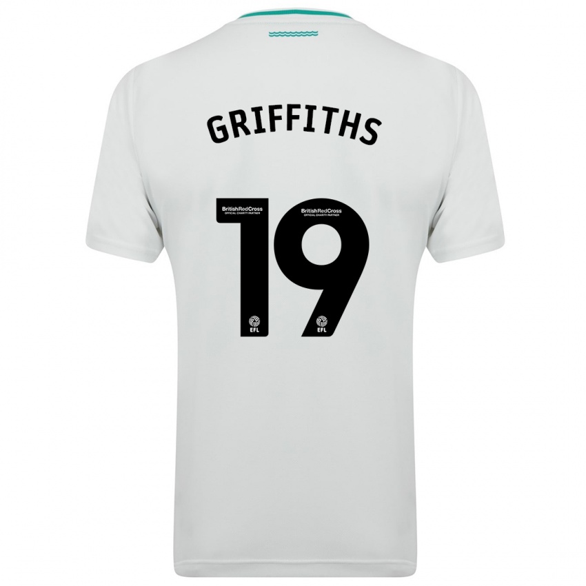 Heren Alice Griffiths #19 Wit Uitshirt Uittenue 2023/24 T-Shirt België