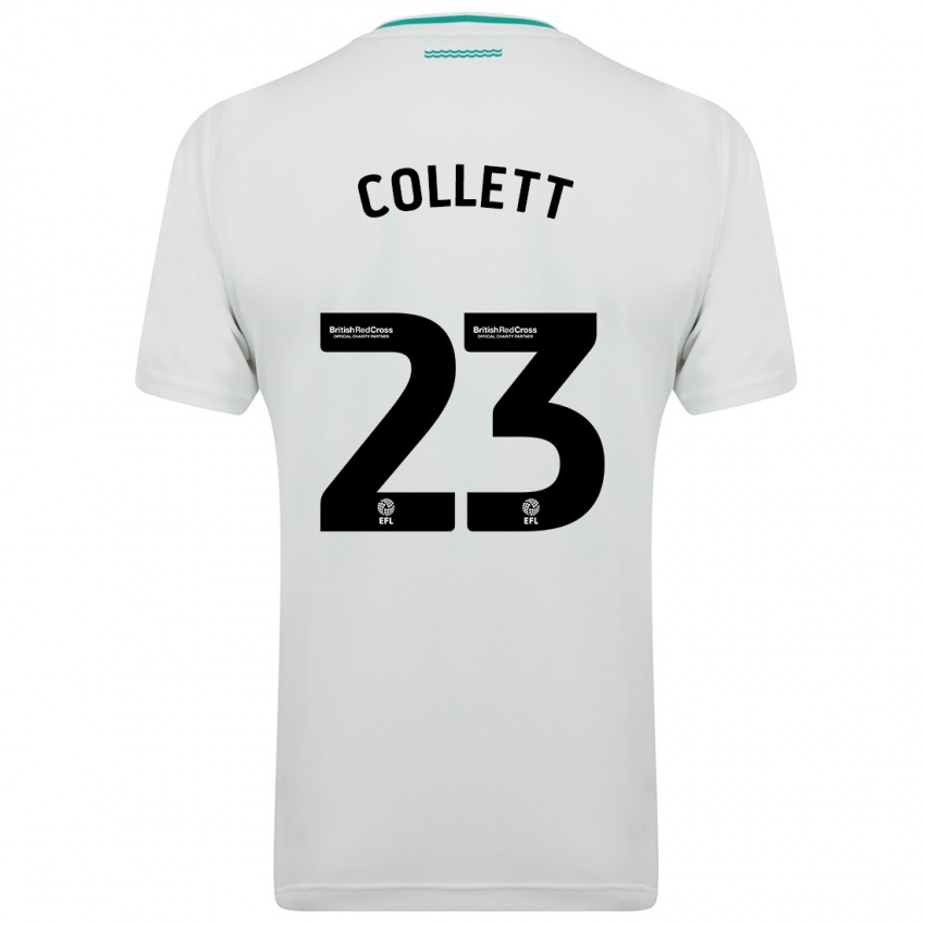 Heren Megan Collett #23 Wit Uitshirt Uittenue 2023/24 T-Shirt België