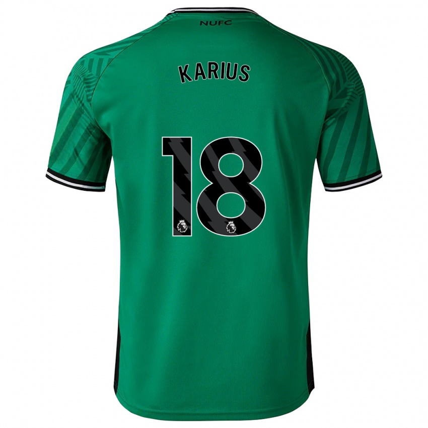 Heren Loris Karius #18 Groente Uitshirt Uittenue 2023/24 T-Shirt België