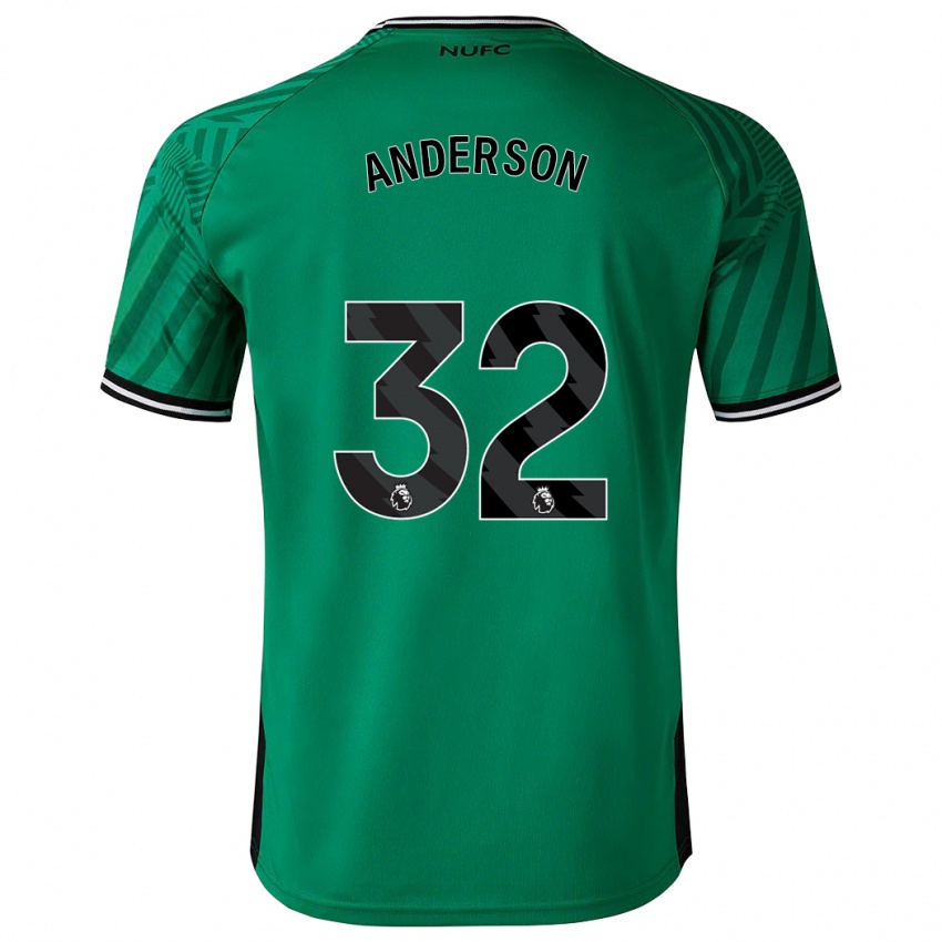 Heren Elliot Anderson #32 Groente Uitshirt Uittenue 2023/24 T-Shirt België
