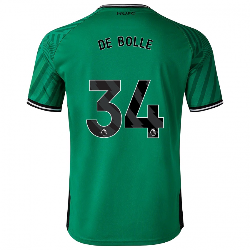 Heren Lucas De Bolle #34 Groente Uitshirt Uittenue 2023/24 T-Shirt België