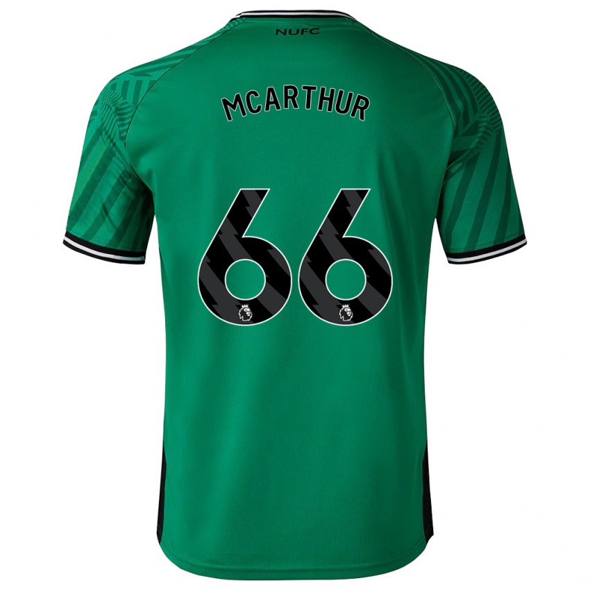 Herren Charlie Mcarthur #66 Grün Auswärtstrikot Trikot 2023/24 T-Shirt Belgien