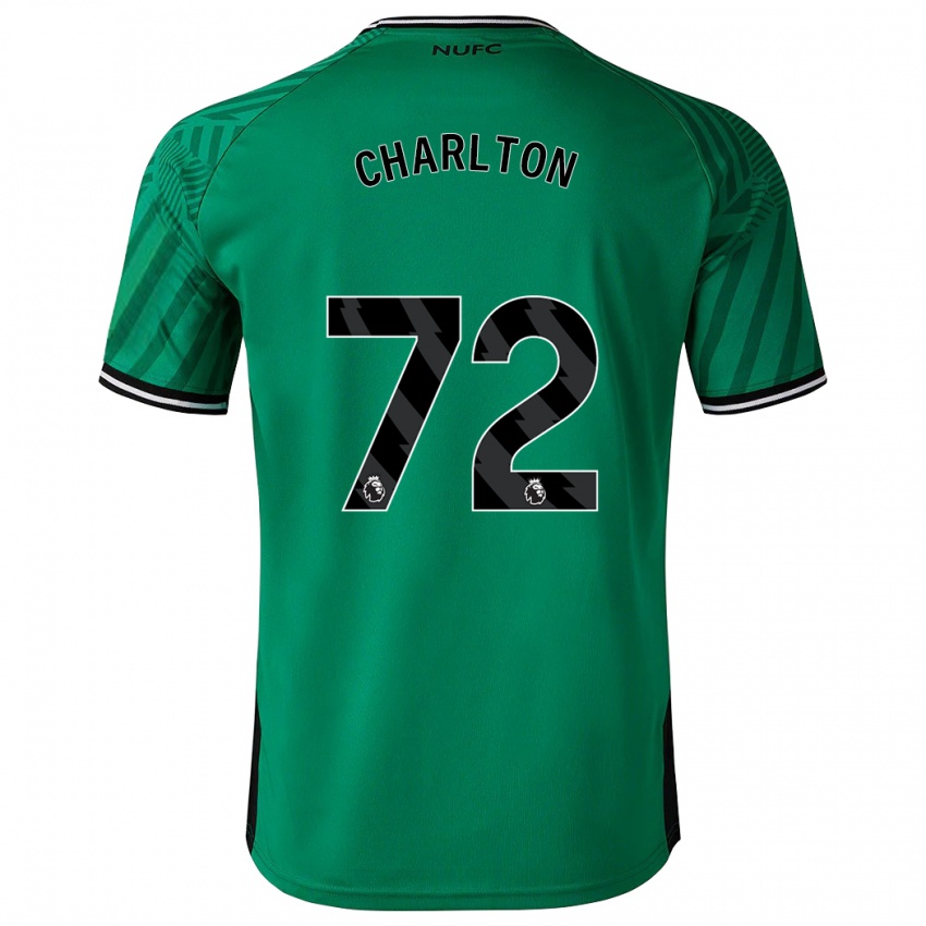Herren Dylan Charlton #72 Grün Auswärtstrikot Trikot 2023/24 T-Shirt Belgien