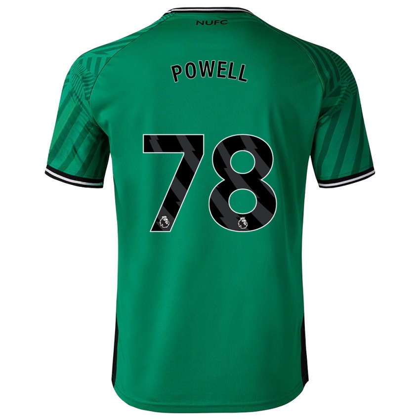 Herren Harry Powell #78 Grün Auswärtstrikot Trikot 2023/24 T-Shirt Belgien
