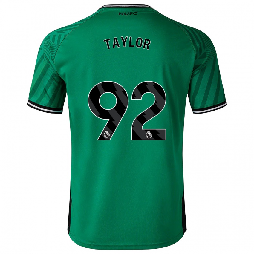 Herren Matthew Taylor #92 Grün Auswärtstrikot Trikot 2023/24 T-Shirt Belgien