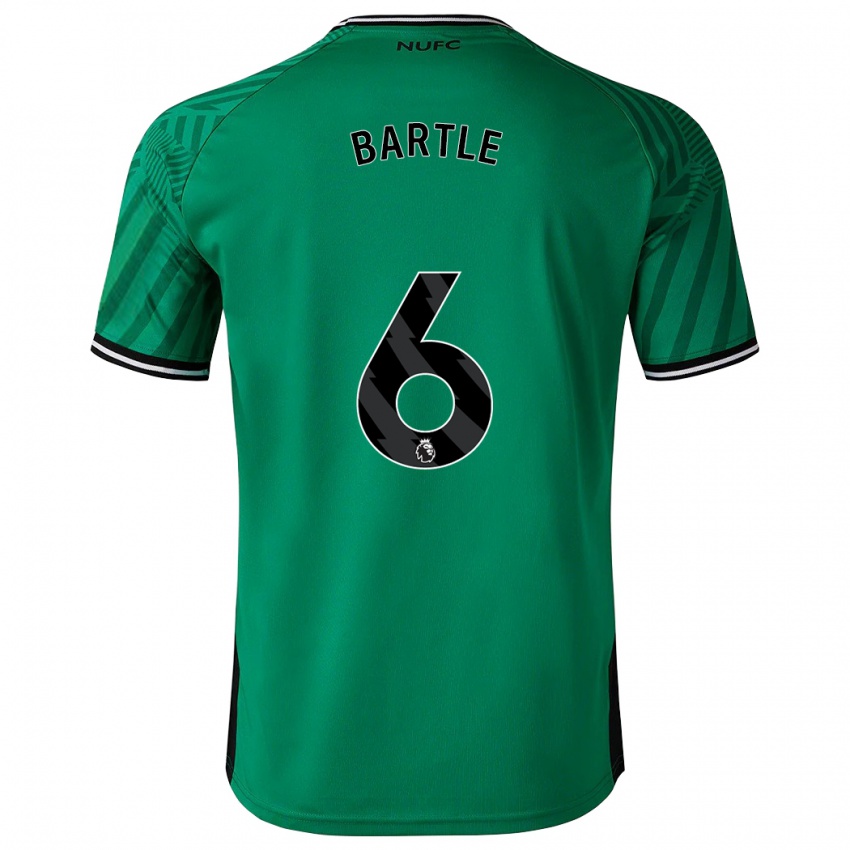 Herren Jodie Bartle #6 Grün Auswärtstrikot Trikot 2023/24 T-Shirt Belgien