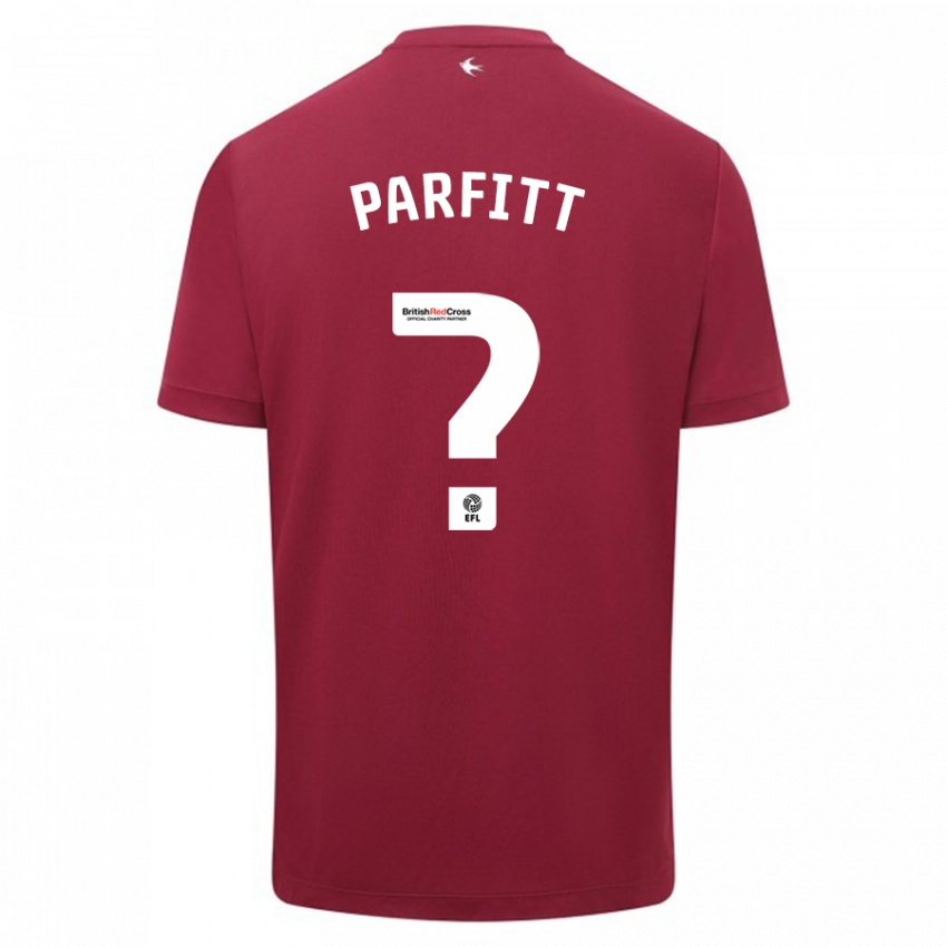 Herren T-Jay Parfitt #0 Rot Auswärtstrikot Trikot 2023/24 T-Shirt Belgien